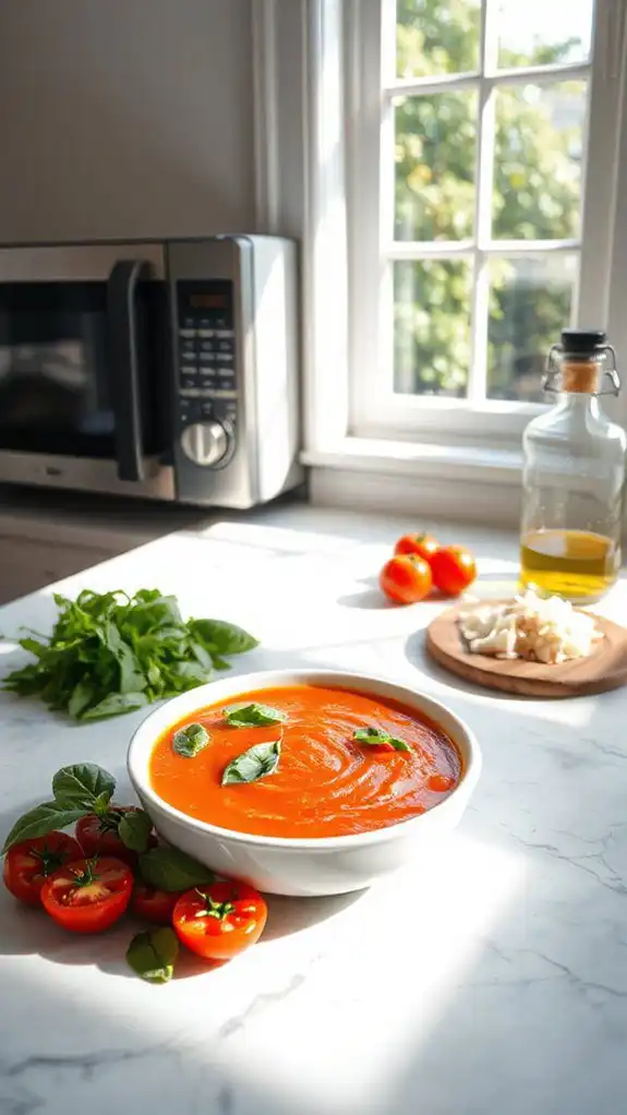 delicious creamy tomato soup