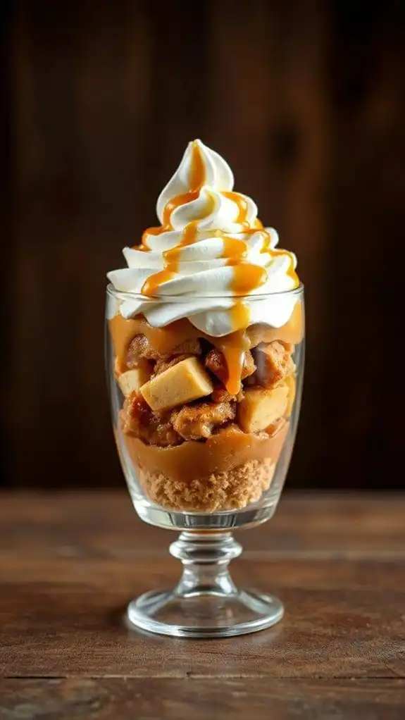 delicious dessert in cup