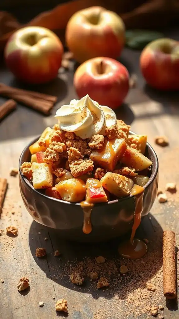 delicious dessert with crunch delicious dessert with crunch