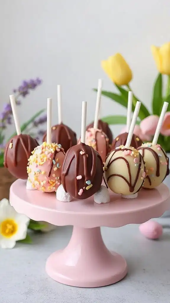 delicious festive cake pops