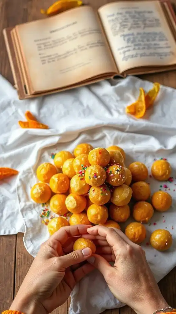 delicious fried honey balls delicious fried honey balls