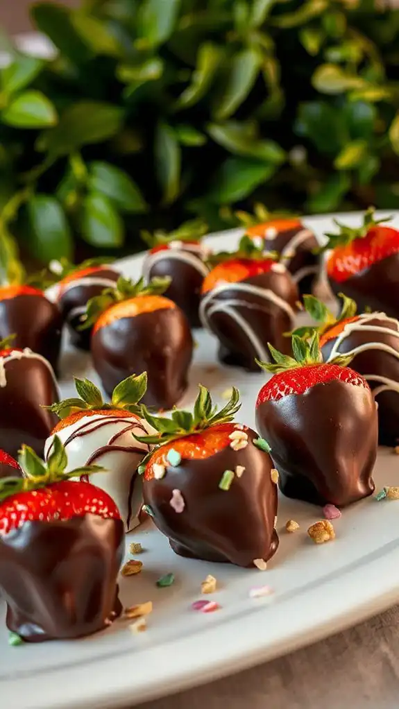 delicious fruit coated chocolate