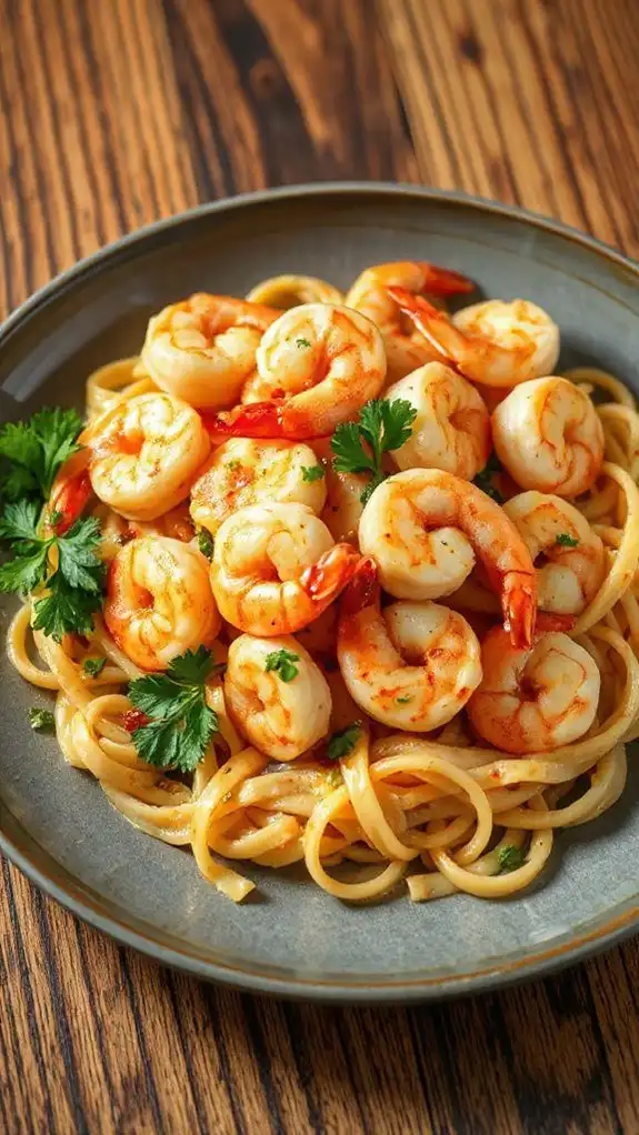 delicious garlic butter shrimp