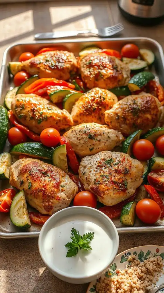delicious greek chicken bowls
