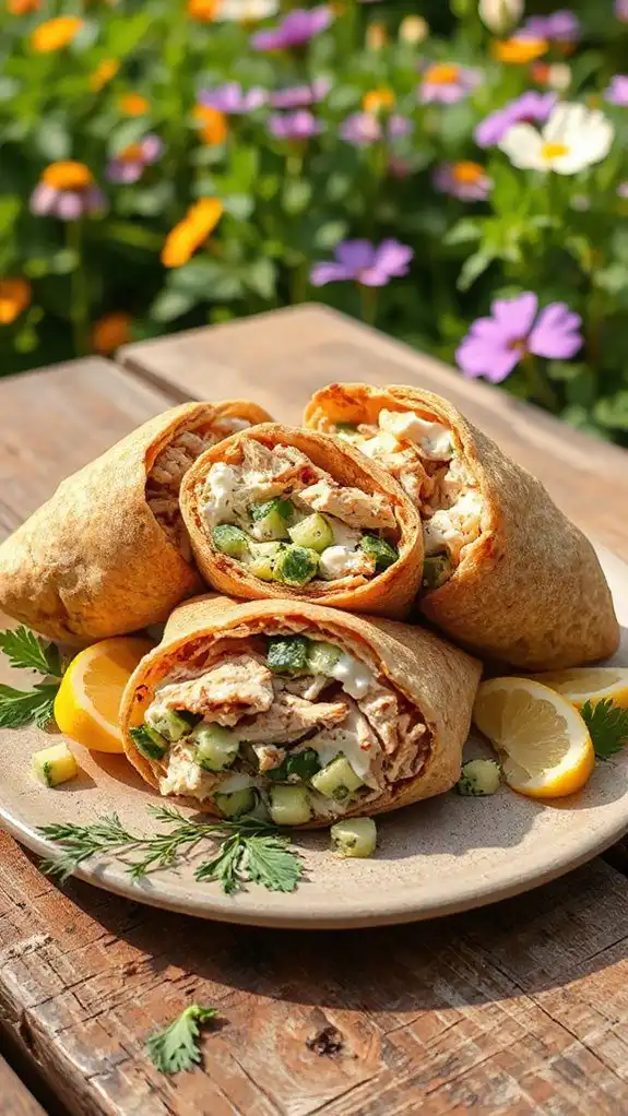 delicious greek chicken wraps delicious greek chicken wraps