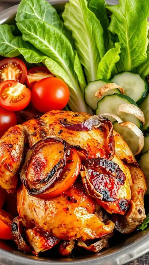 delicious greek chicken wraps
