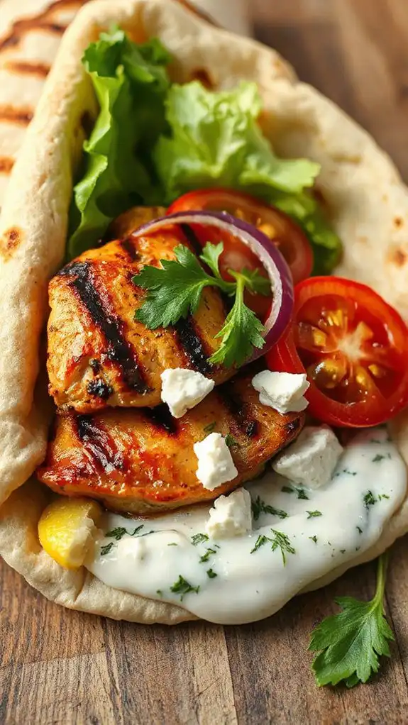 delicious grilled chicken wrap delicious grilled chicken wrap