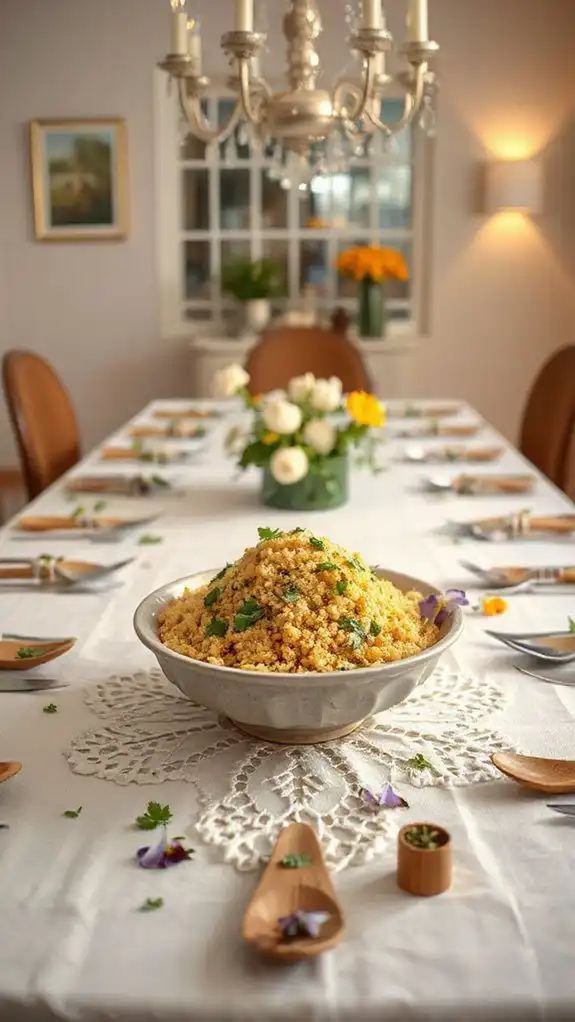 delicious herb infused couscous