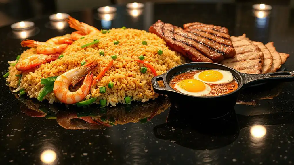 delicious hibachi style fried rice delicious hibachi style fried rice