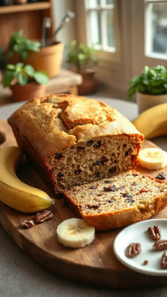 delicious homemade banana bread