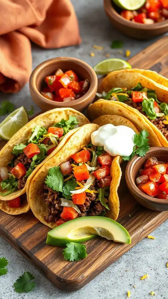 delicious homemade beef tacos