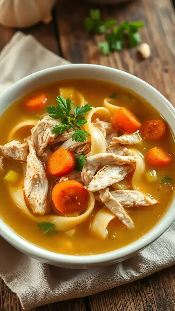 delicious homemade chicken soup