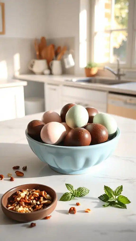 delicious homemade chocolate eggs