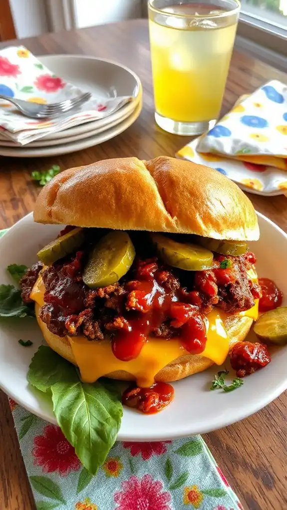 delicious homemade sloppy joes