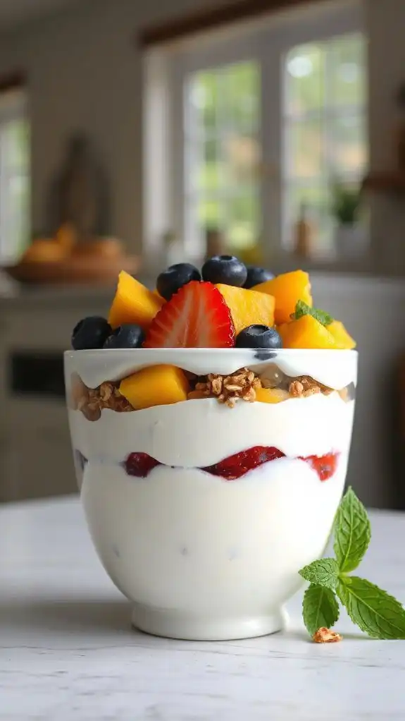 delicious layered yogurt dessert delicious layered yogurt dessert
