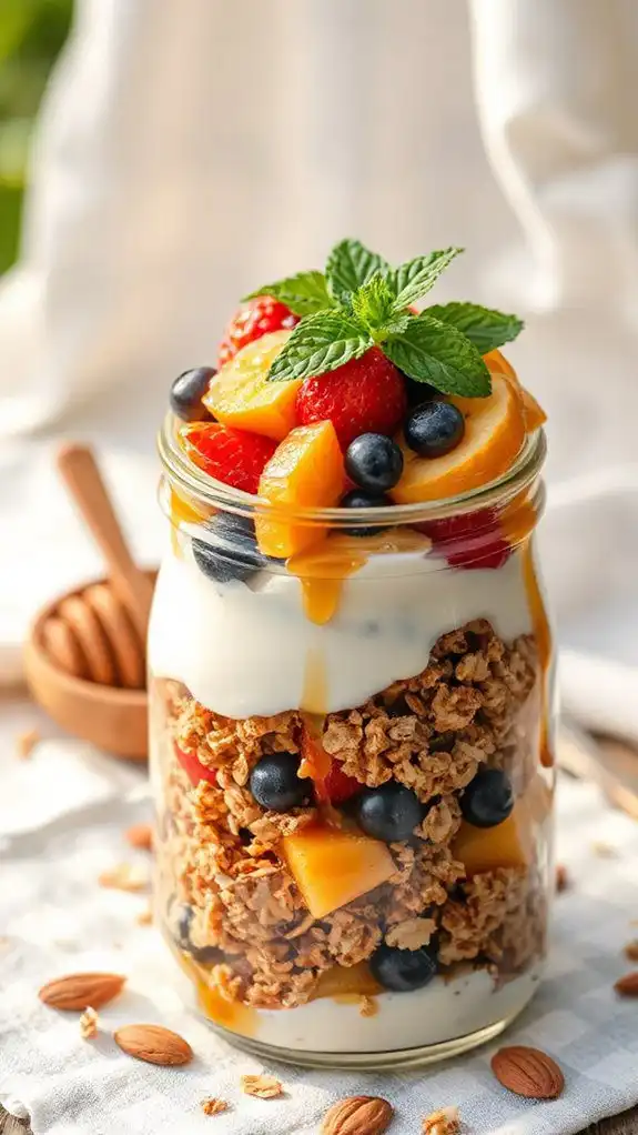 delicious layered yogurt treat