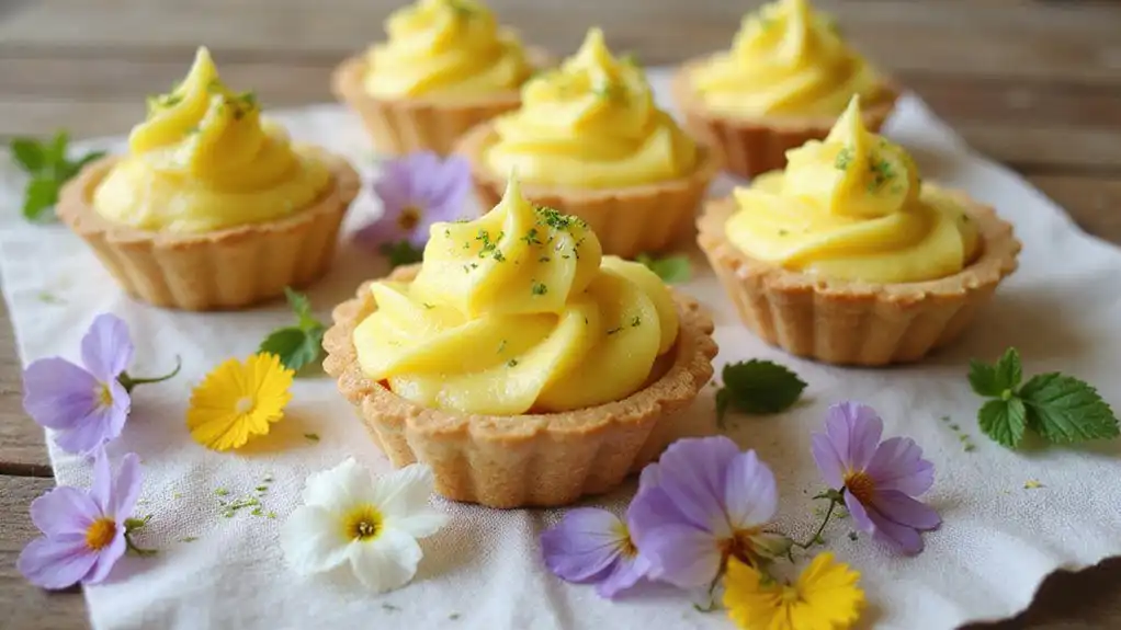 delicious lemon curd tarts