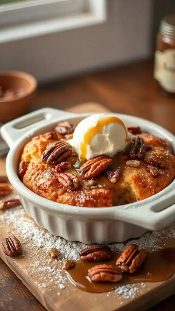 delicious maple pecan dessert