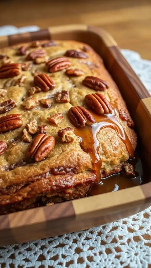 delicious maple pecan dessert