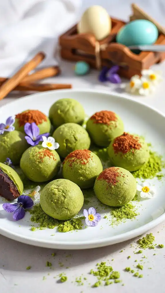 delicious matcha chocolate treats