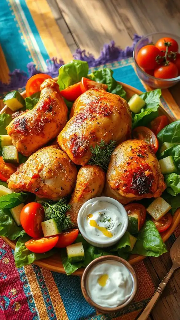 delicious mediterranean chicken wraps