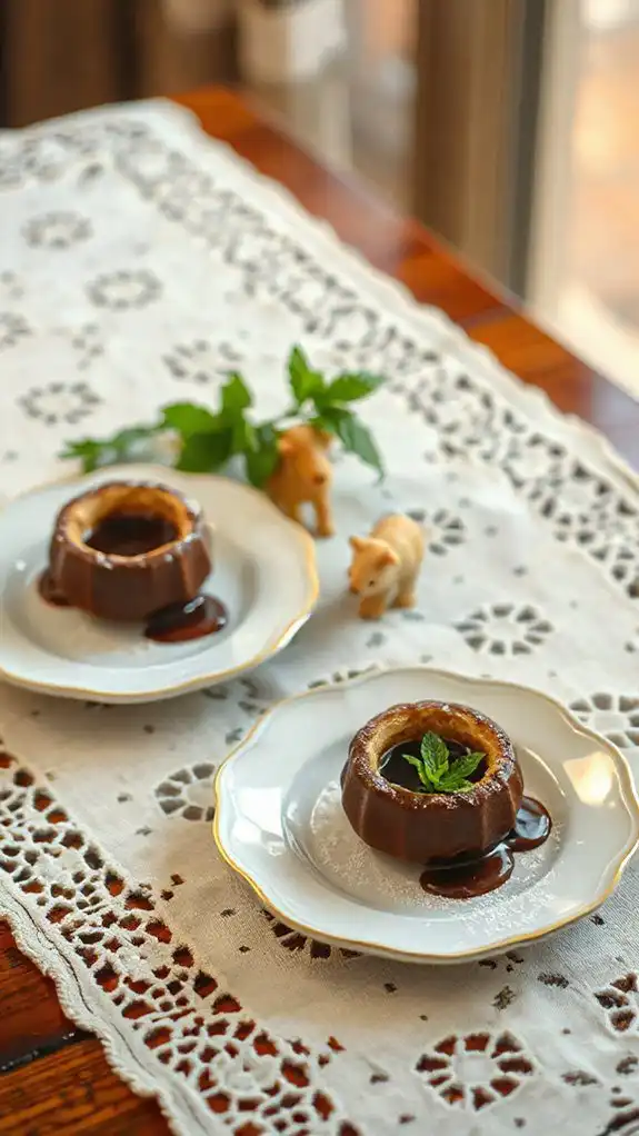 delicious mini chocolate dessert