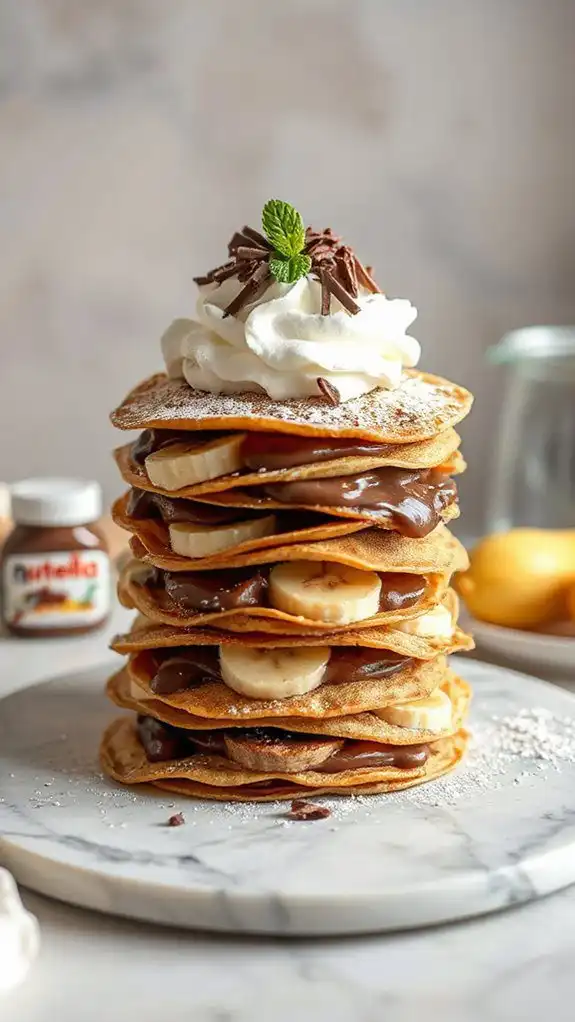 delicious nutella banana dessert delicious nutella banana dessert