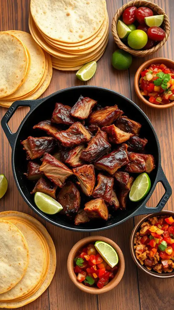 delicious pork with salsa