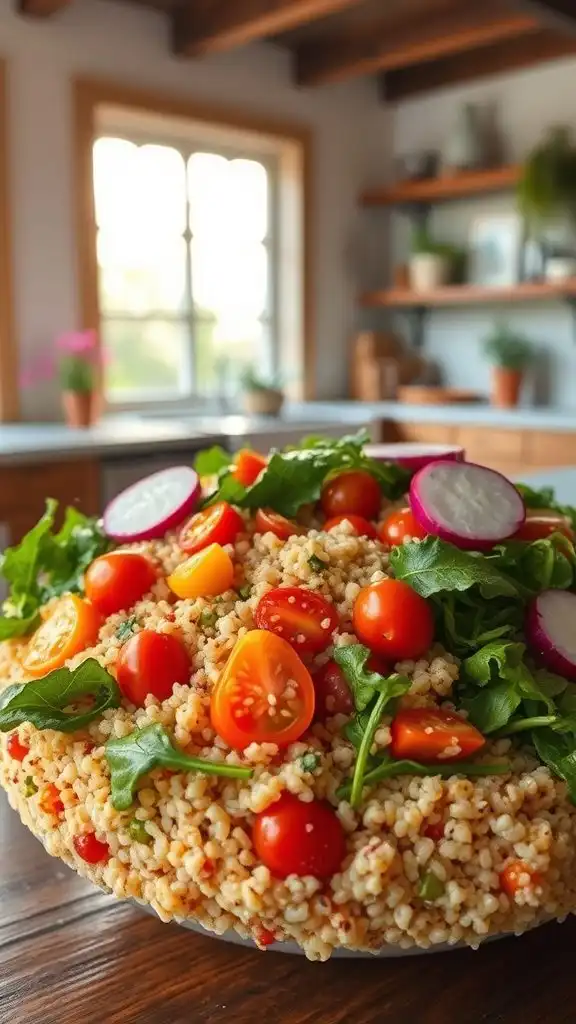 delicious protein packed salad