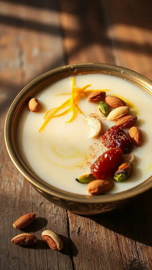 delicious rice pudding dessert