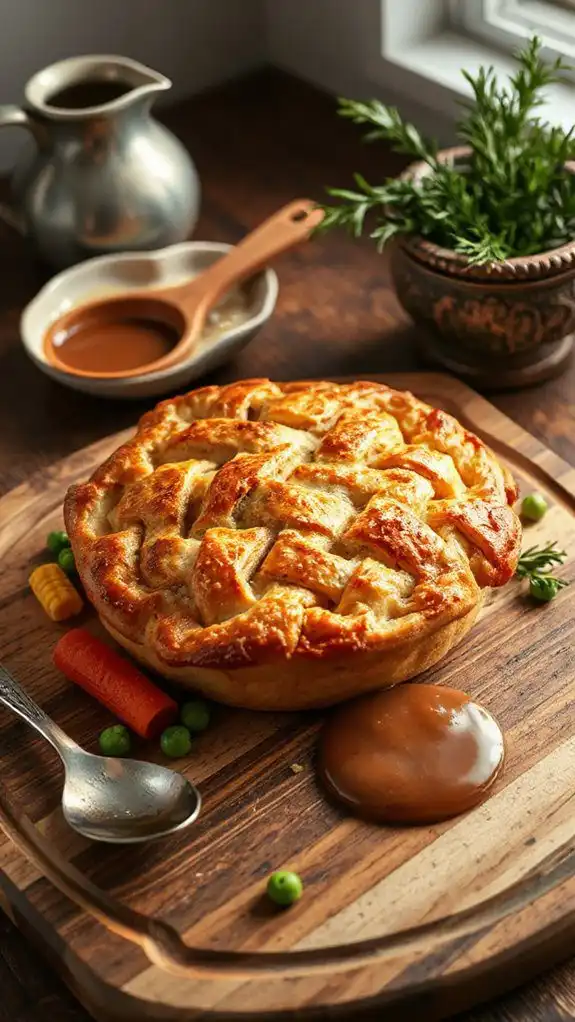 delicious rotisserie chicken pie