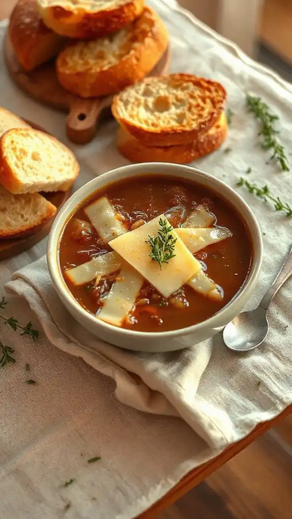 delicious savory onion broth