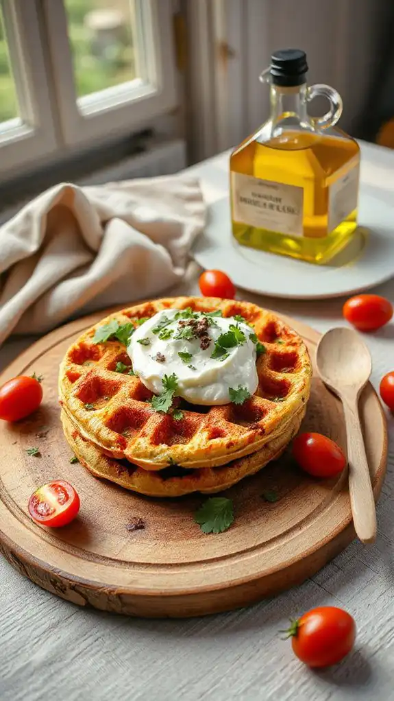 delicious savory waffle recipe
