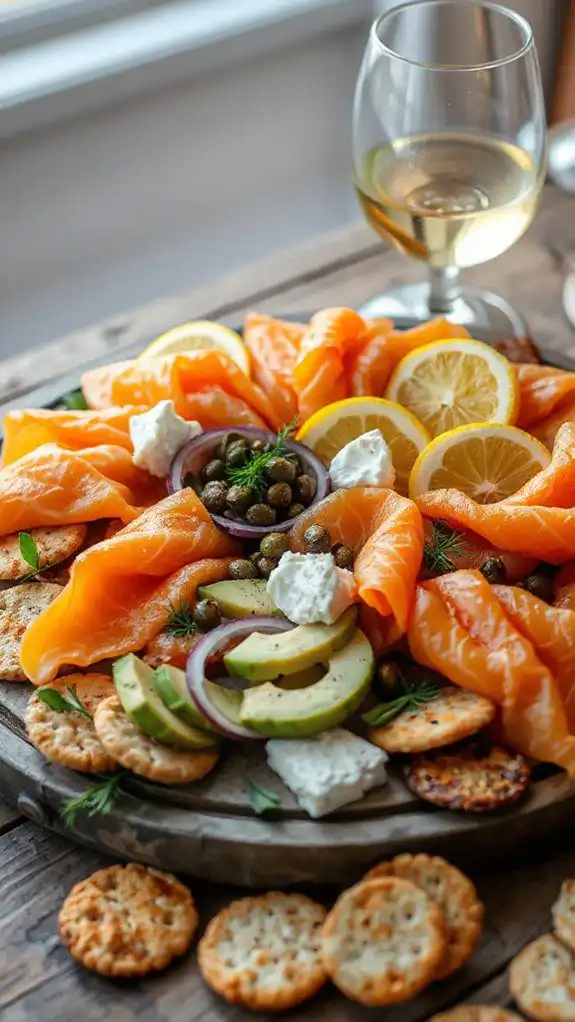 delicious seafood appetizer spread delicious seafood appetizer spread