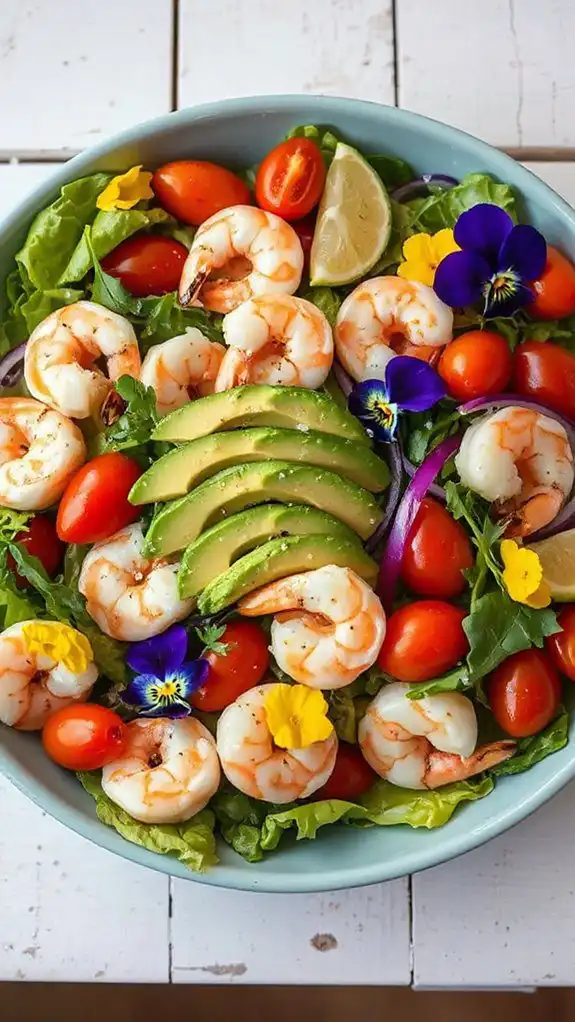 delicious shrimp avocado salad