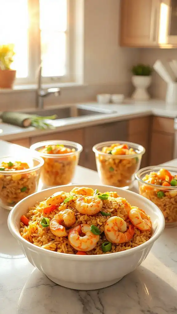 delicious shrimp fried rice