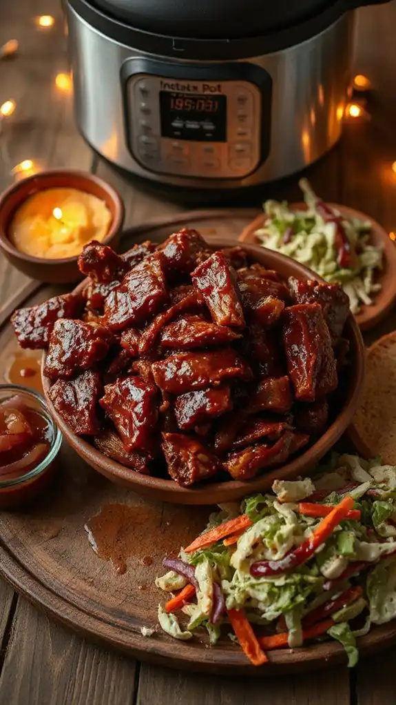 delicious slow cooked pork