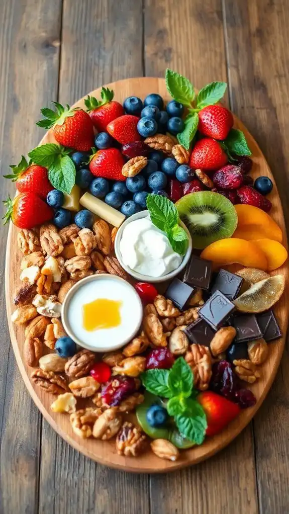 delicious snack board variety