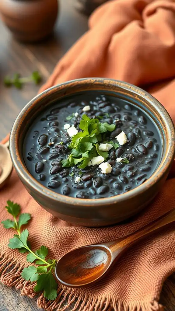 delicious southwestern black bean soup