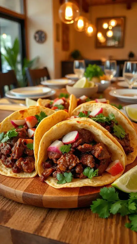 delicious spiced beef tacos