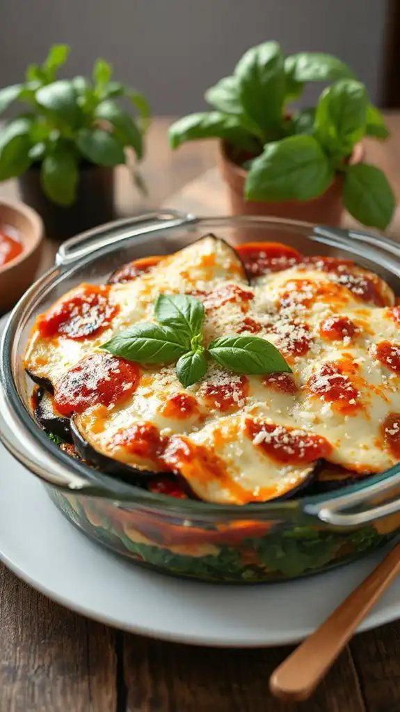 delicious spinach eggplant casserole