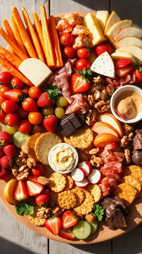 delicious spring picnic platter