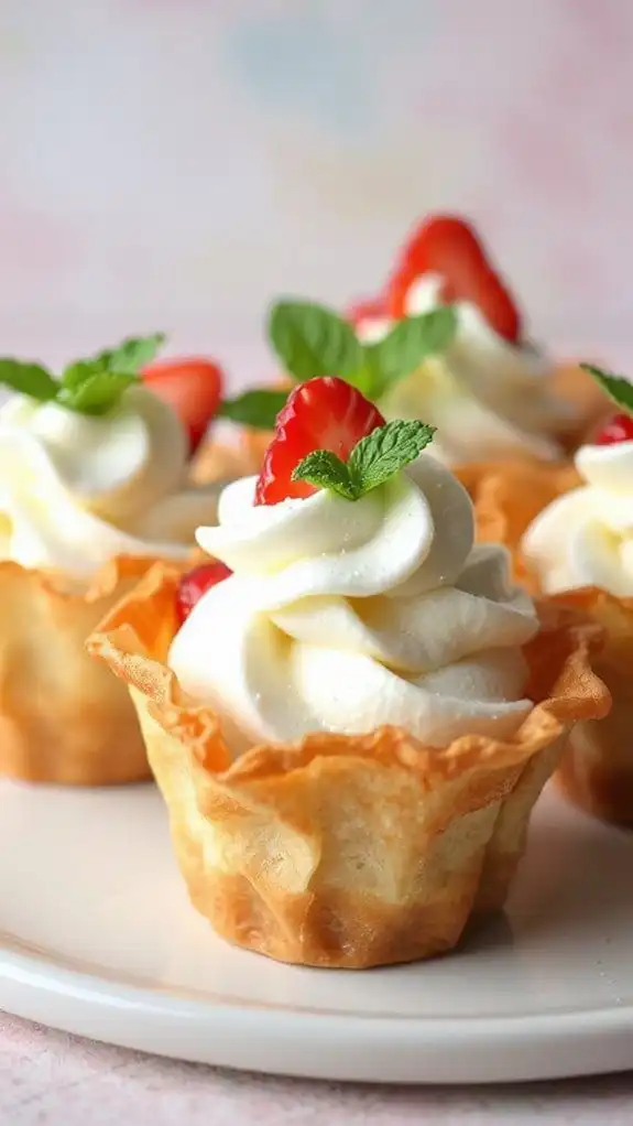 delicious strawberry dessert cups