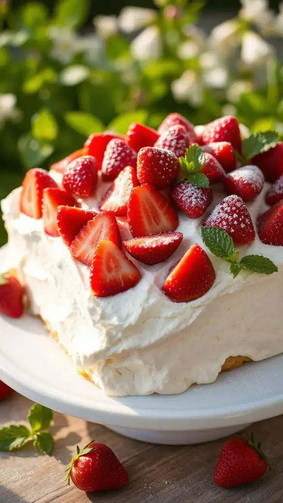 delicious strawberry shortcake dessert