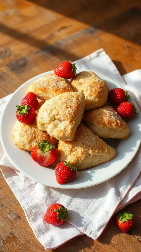 delicious strawberry shortcake scones delicious strawberry shortcake scones