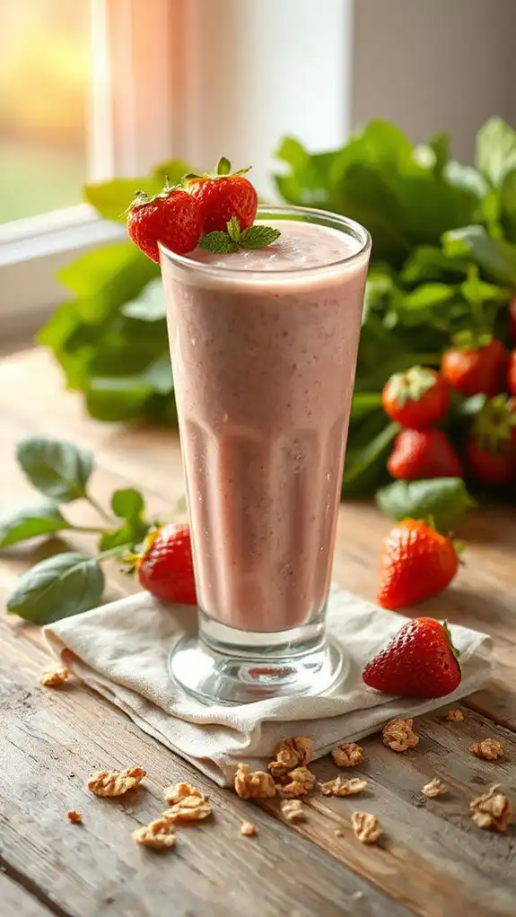 delicious strawberry yogurt blend