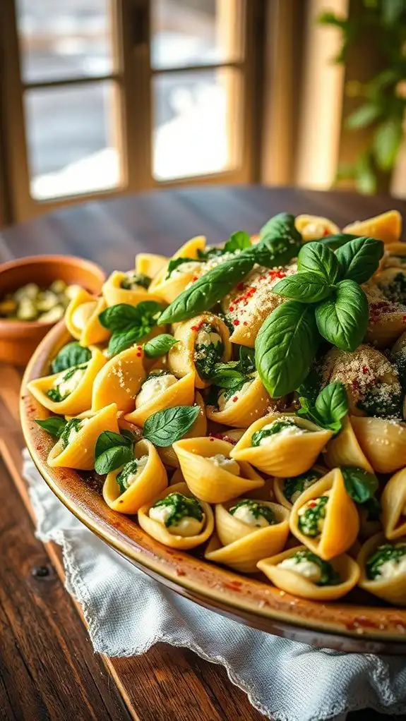 delicious stuffed pasta shells