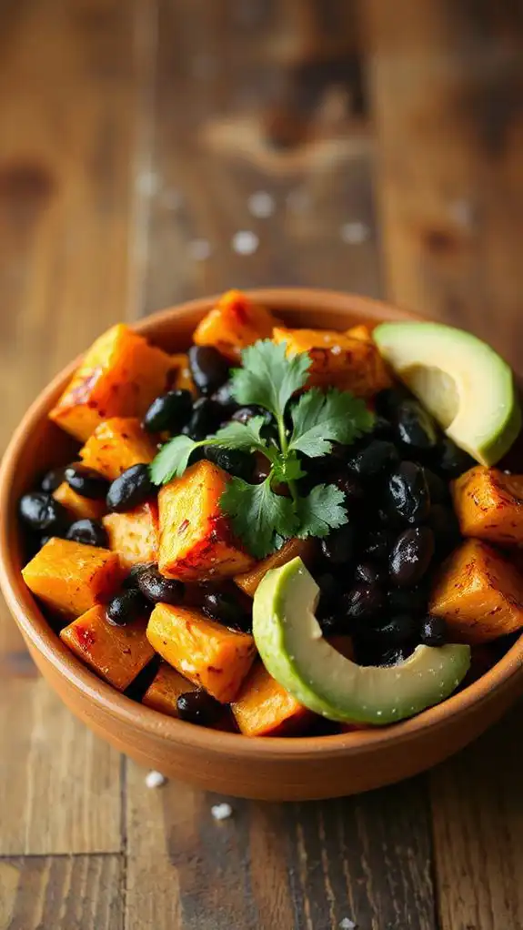 delicious sweet potato bowl