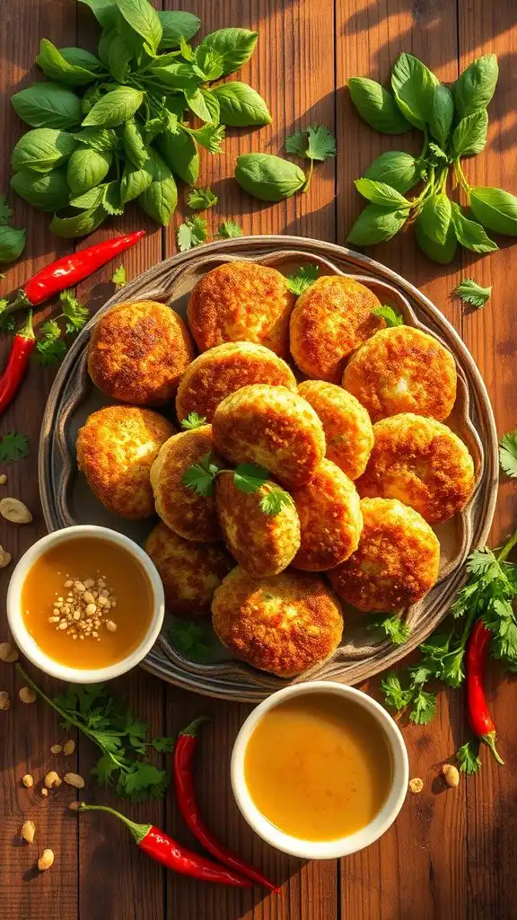 delicious thai fish cakes