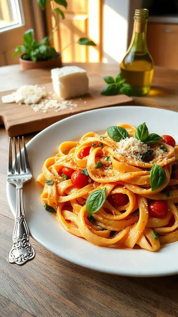 delicious tomato basil dish